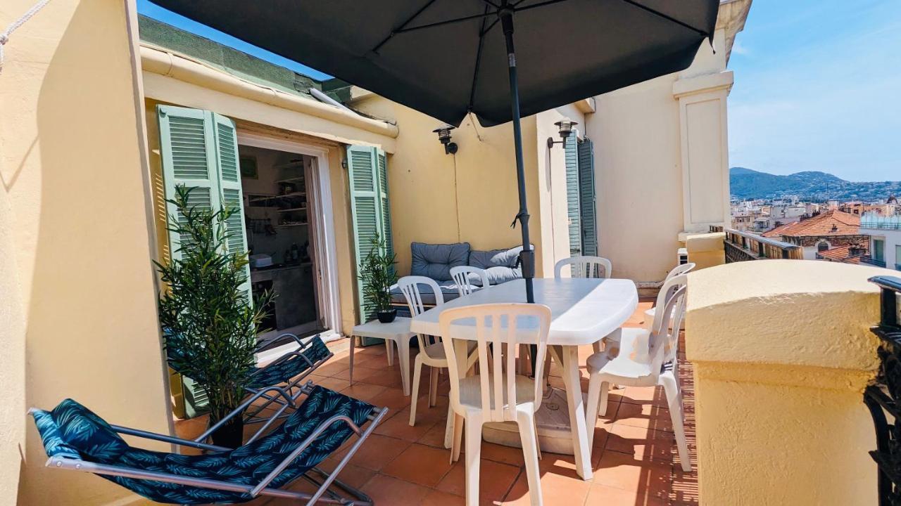 "Studio Ensoleille A Deux Pas Des Plages Avec Sa Grande Terrasse Privee !" Nice Exterior photo